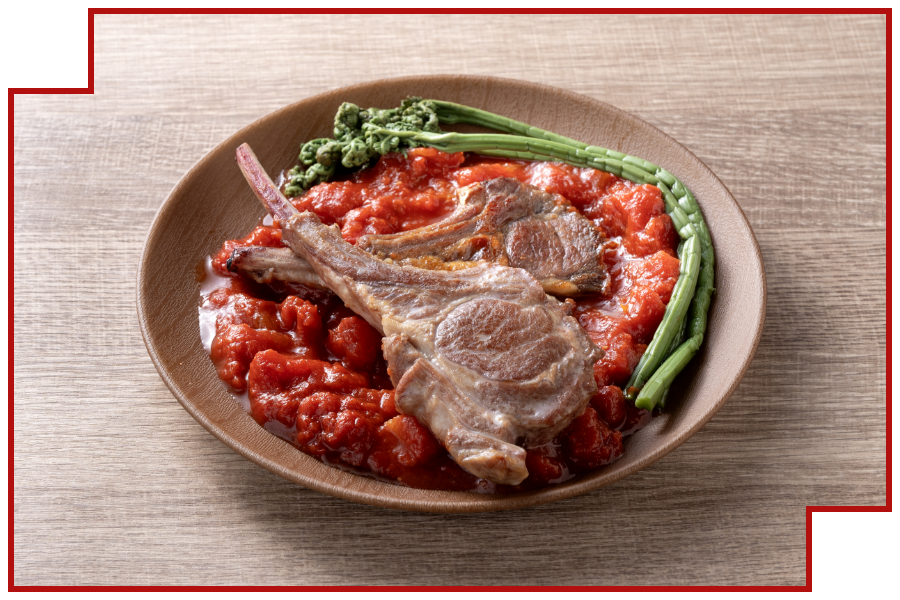 バロメッツチョップを再現した料理画像