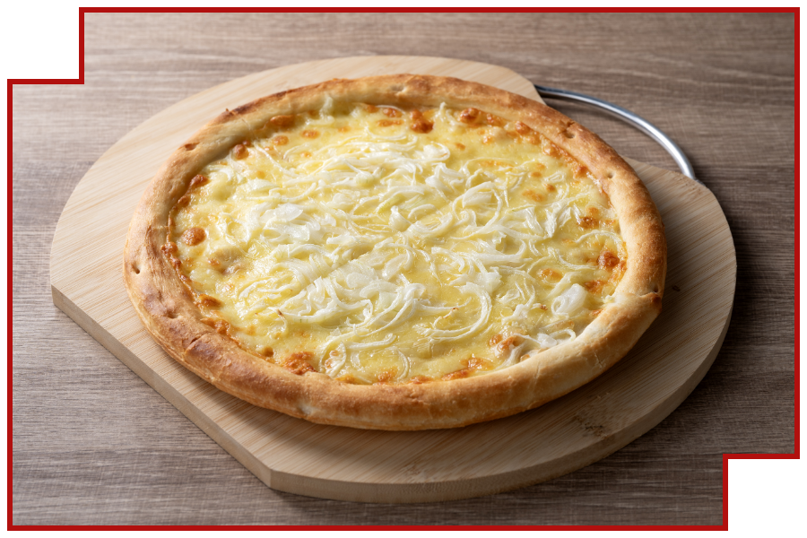 タマネギのピザパンを再現した料理画像