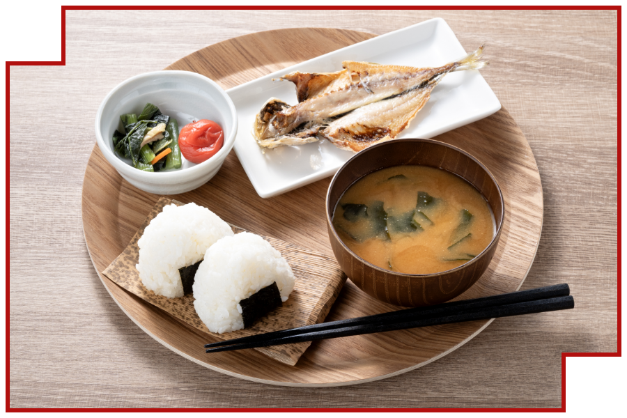 東のほうの飯を再現した料理画像