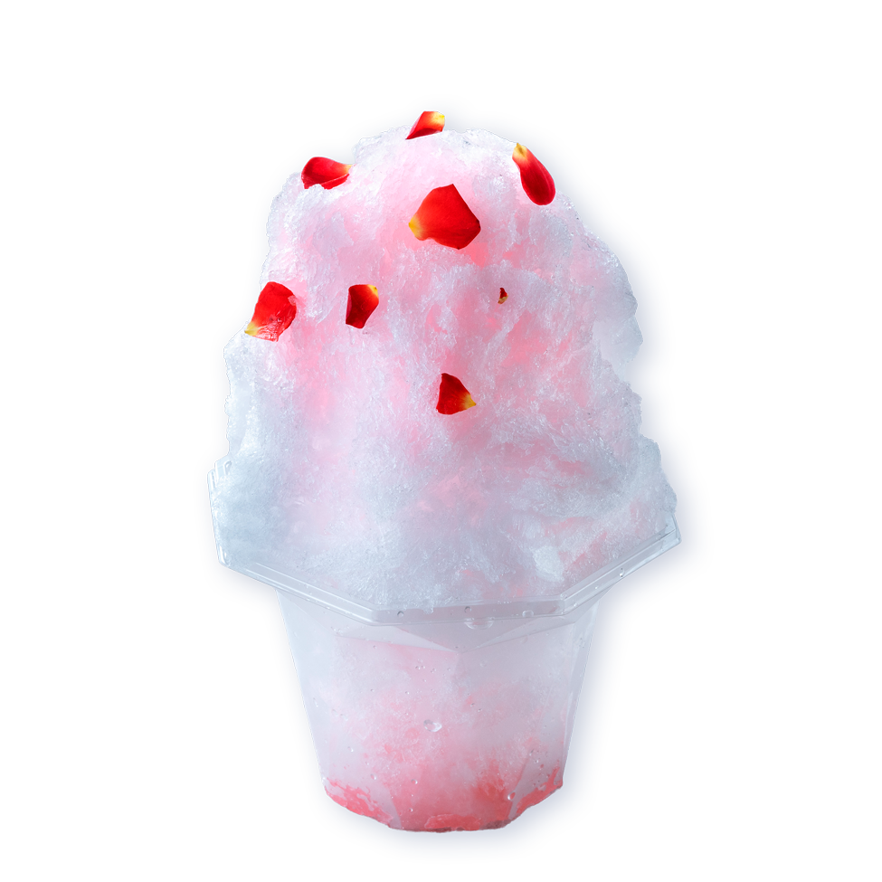 ローズかき氷