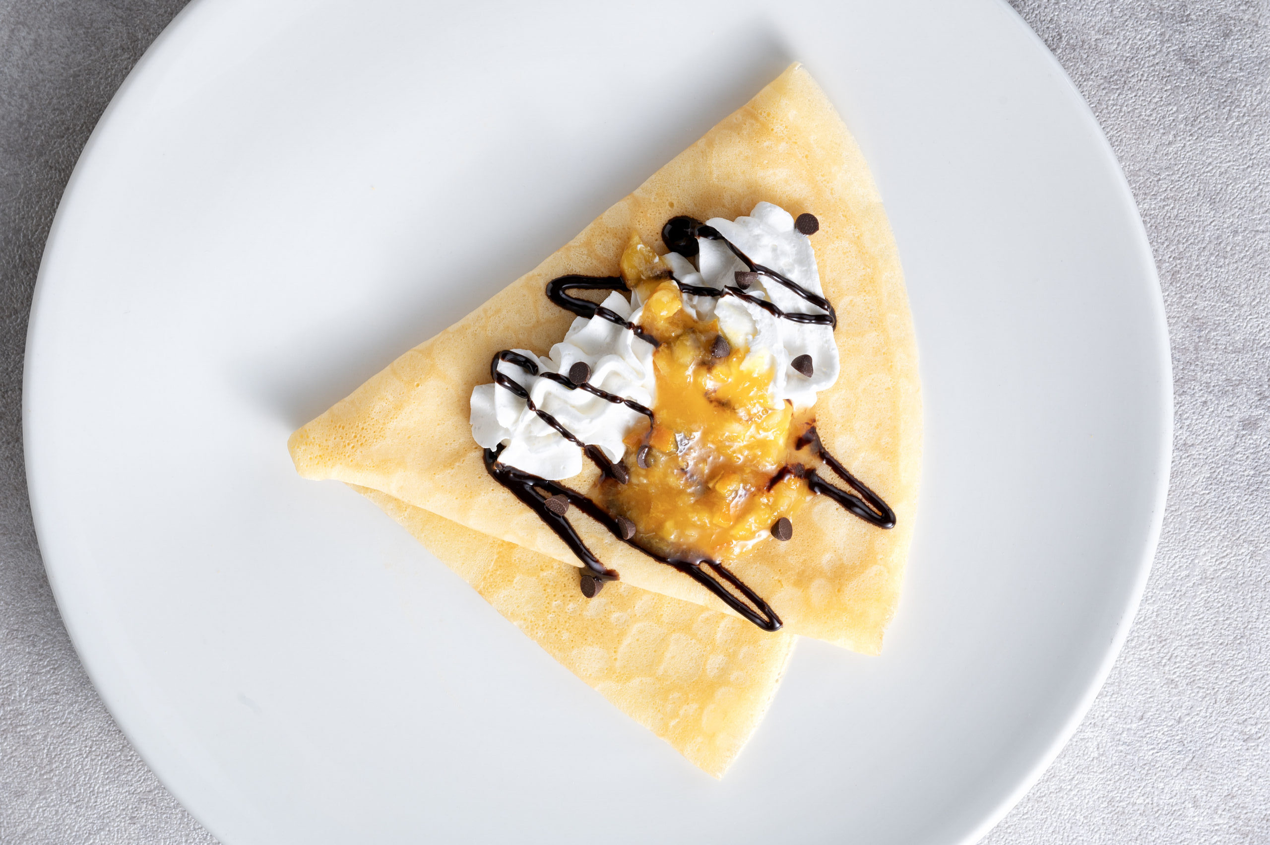 オレンジコンポート＆チョコレート