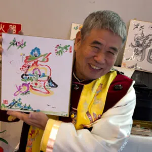 花文字 実演販売